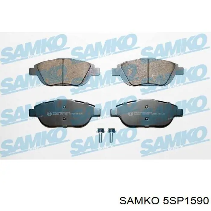 5SP1590 Samko колодки тормозные передние дисковые