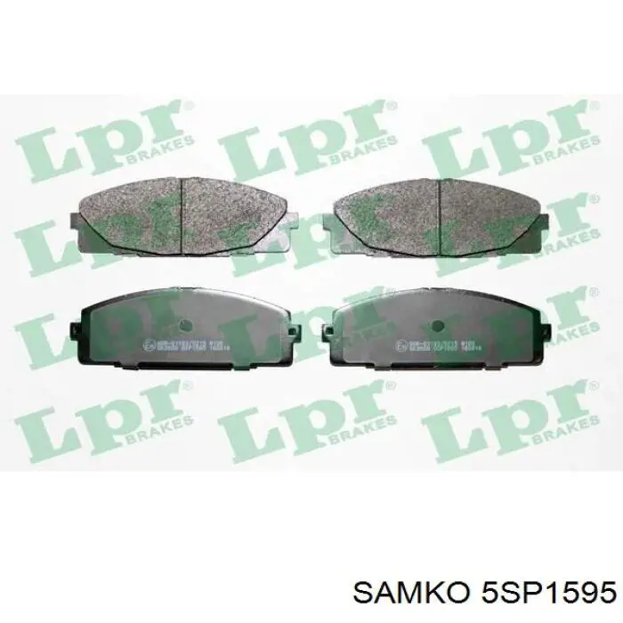 Передние тормозные колодки 5SP1595 Samko