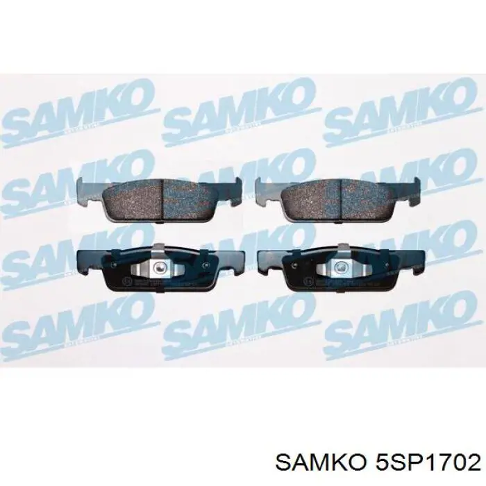 Передние тормозные колодки 5SP1702 Samko