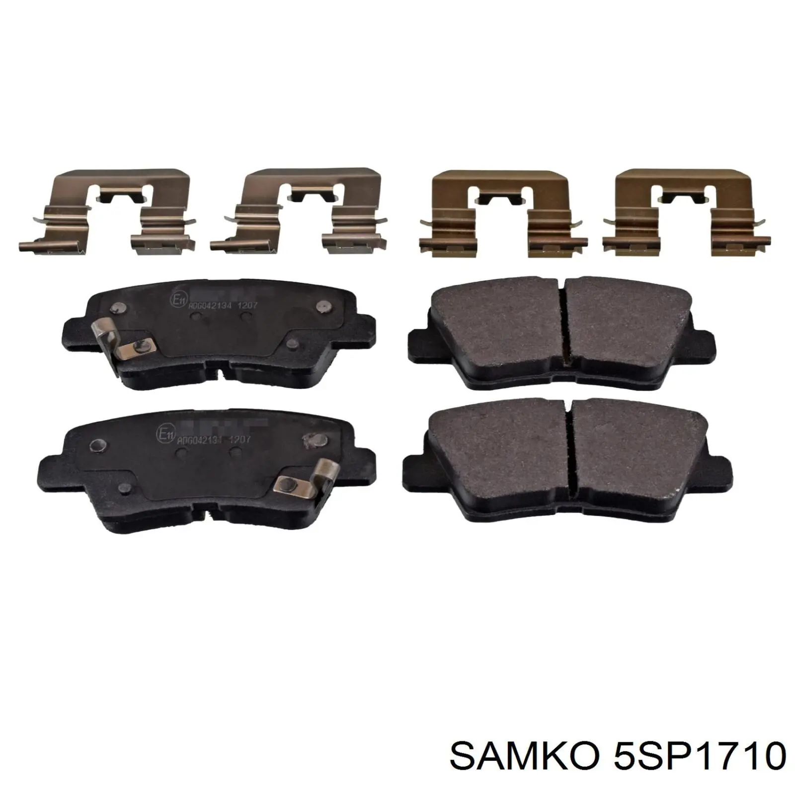 Колодки дисковые  Samko 5SP1710 цена, от 17.37 USD