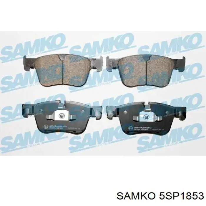 5SP1853 Samko колодки тормозные передние дисковые