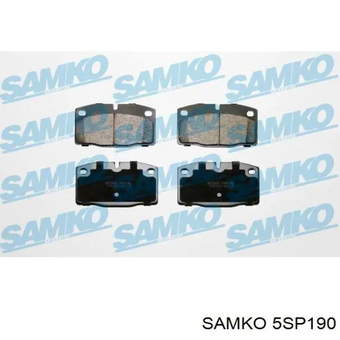 Передние тормозные колодки 5SP190 Samko