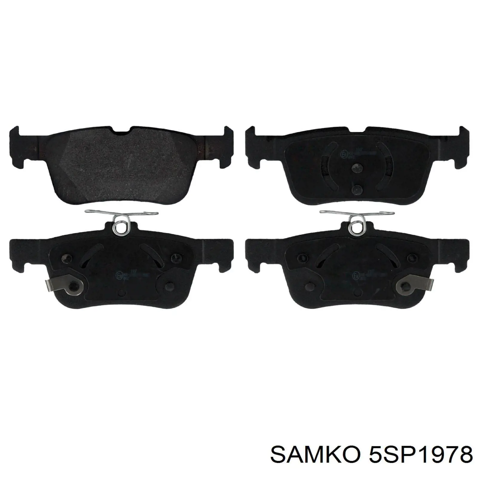 Колодки дисковые  Samko 5SP1978 цена, от 22.55 USD