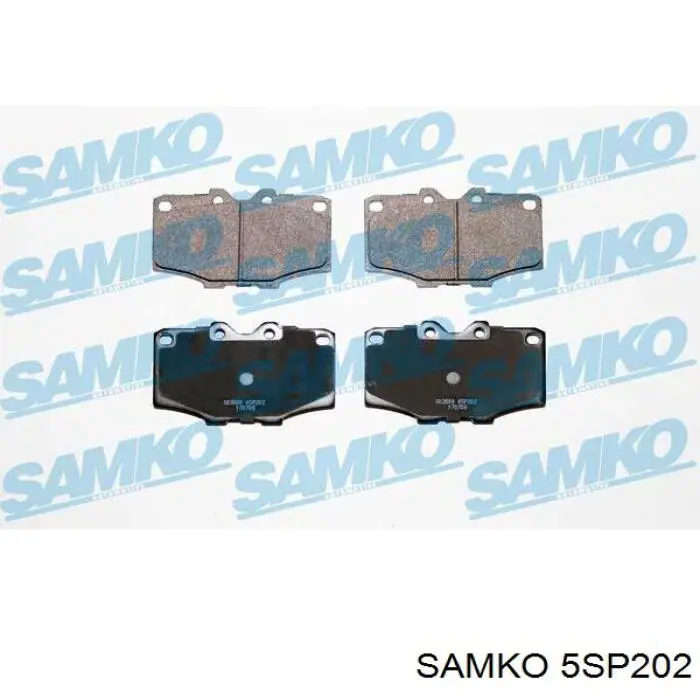 Передние тормозные колодки 5SP202 Samko