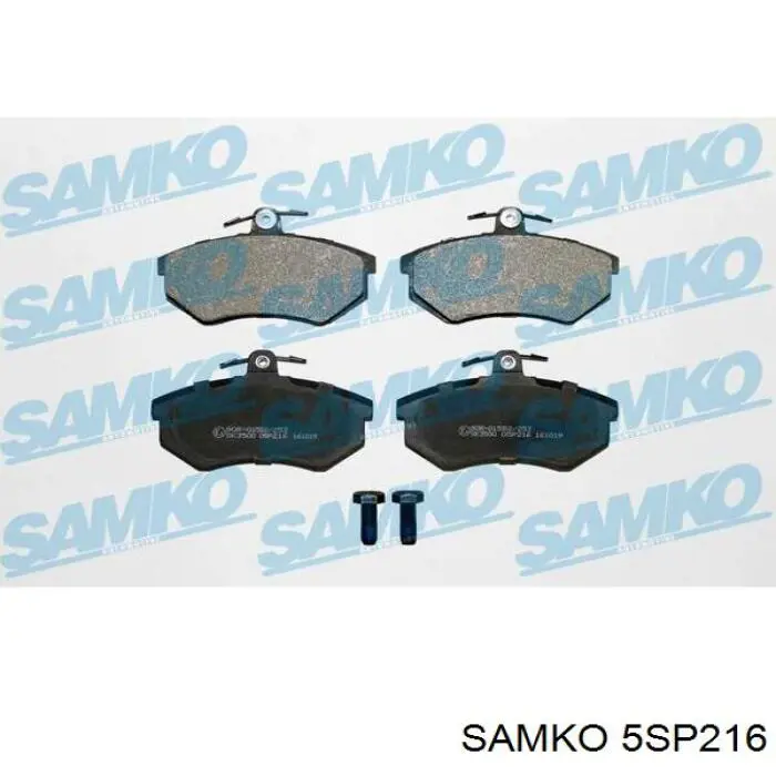 Передние тормозные колодки 5SP216 Samko