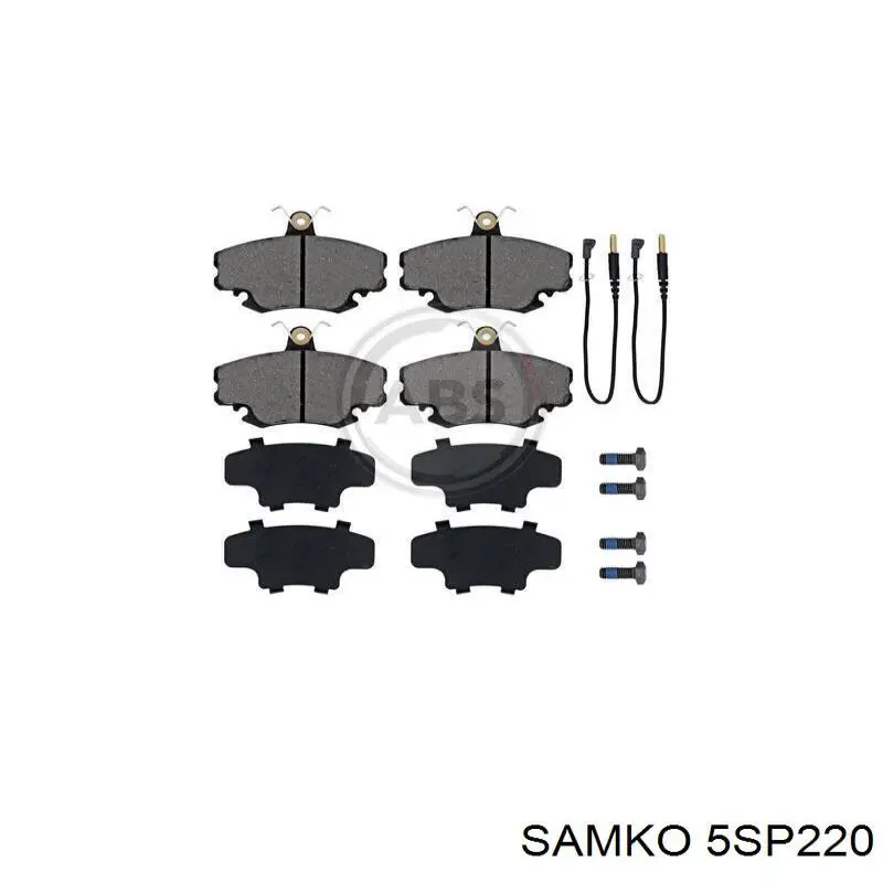 Купить 5SP220 Samko Колодки тормозные