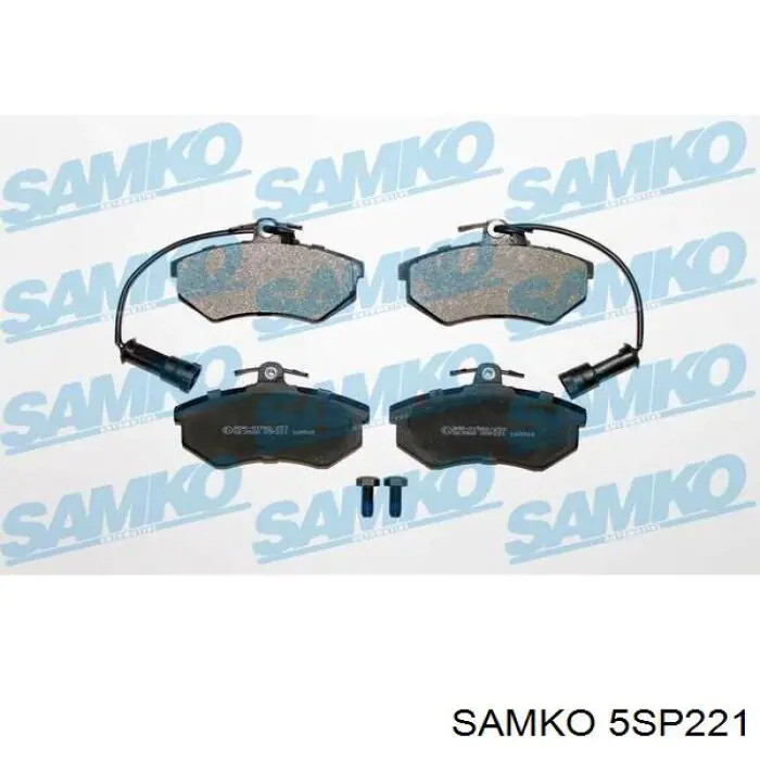 Передние тормозные колодки 5SP221 Samko