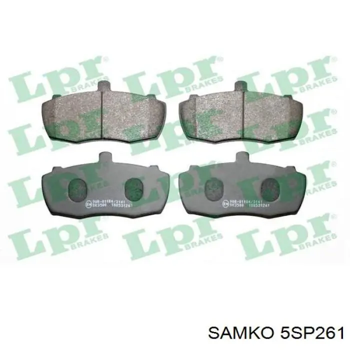 Передние тормозные колодки 5SP261 Samko