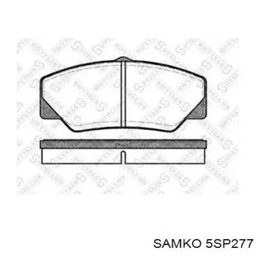 Колодки Samko 5SP277 цена, от 15.62 USD