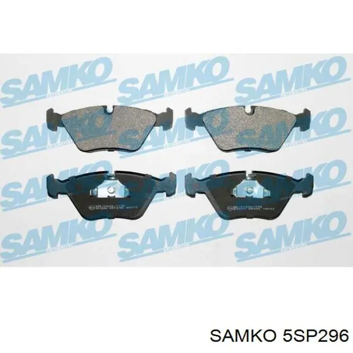 Передние тормозные колодки 5SP296 Samko