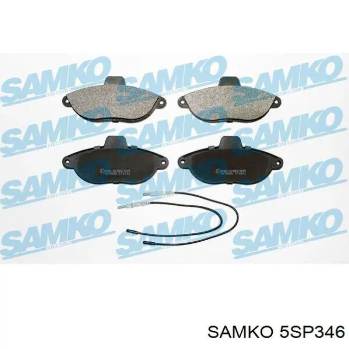 Купить 5SP346 Samko Колодки тормозные