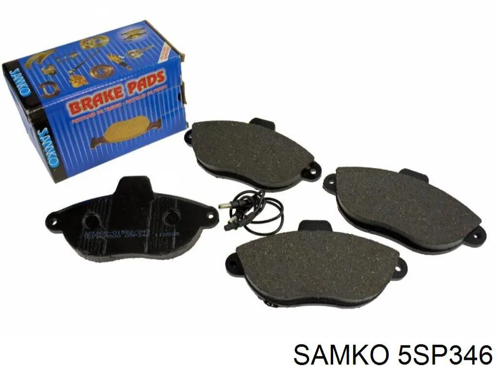 Передние тормозные колодки 5SP346 Samko