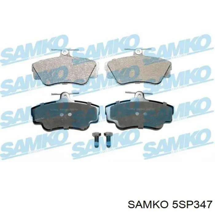 5SP347 Samko колодки тормозные передние дисковые