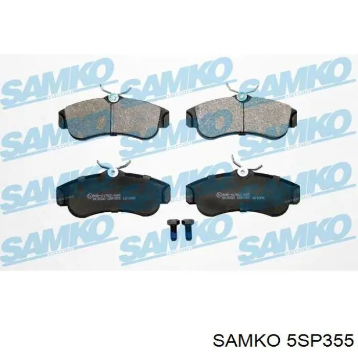 Передние тормозные колодки 5SP355 Samko