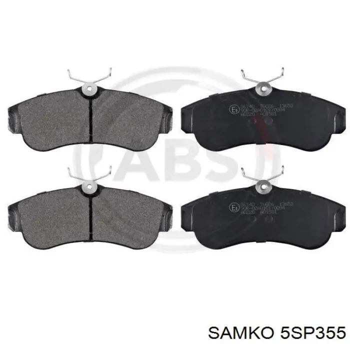 Купить 5SP355 Samko Колодки тормозные