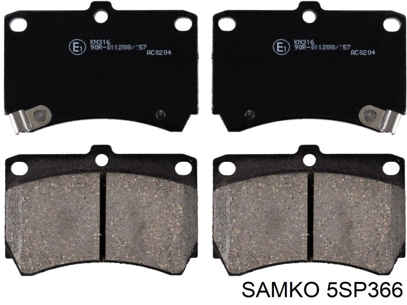 Колодки Samko 5SP366 цена, от 10.78 USD