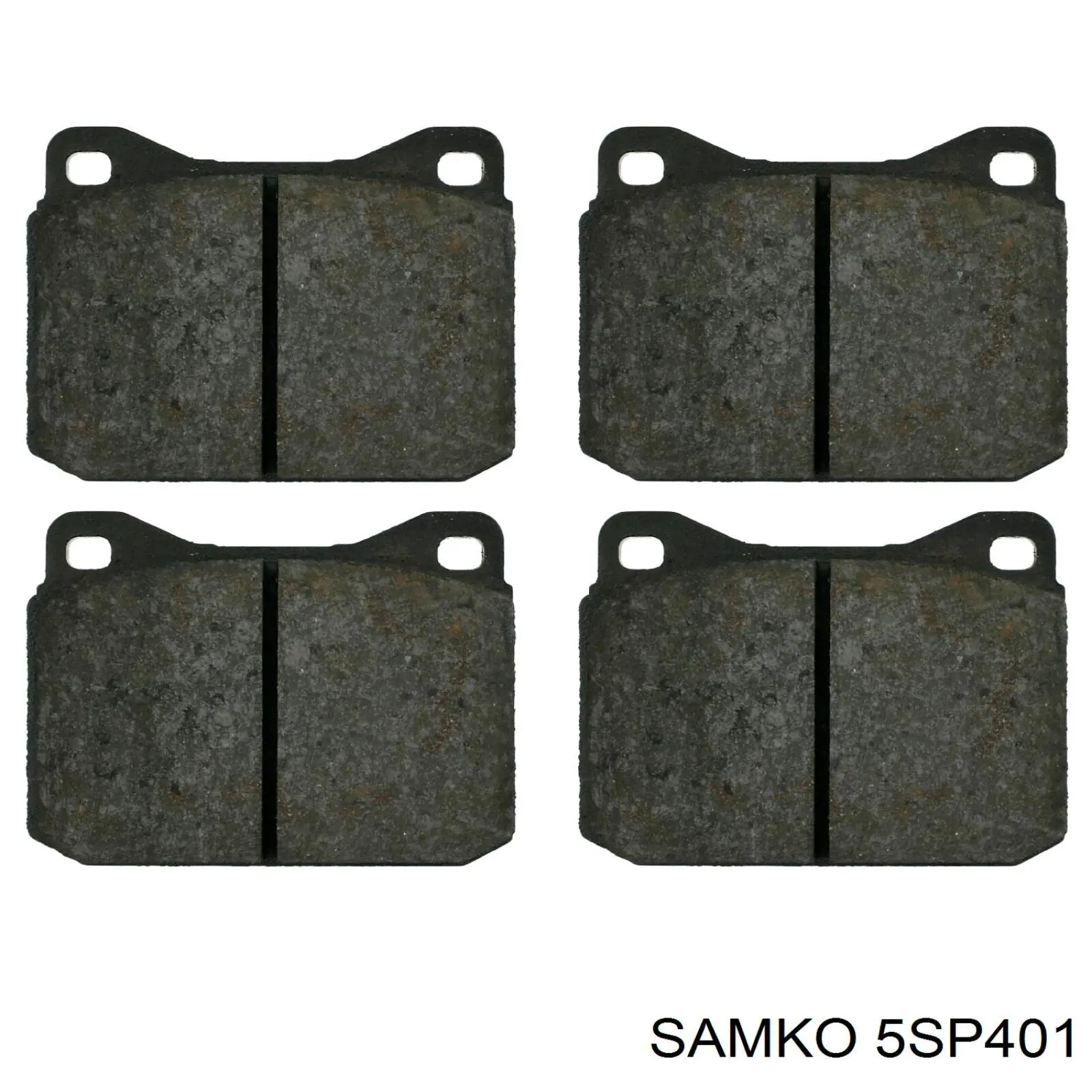 Передние тормозные колодки 5SP401 Samko