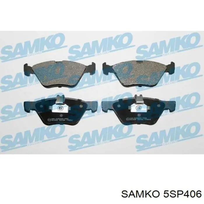 Передние тормозные колодки 5SP406 Samko