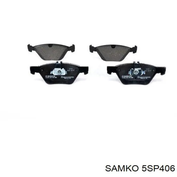 Колодки Samko 5SP406 цена, от 19.73 USD