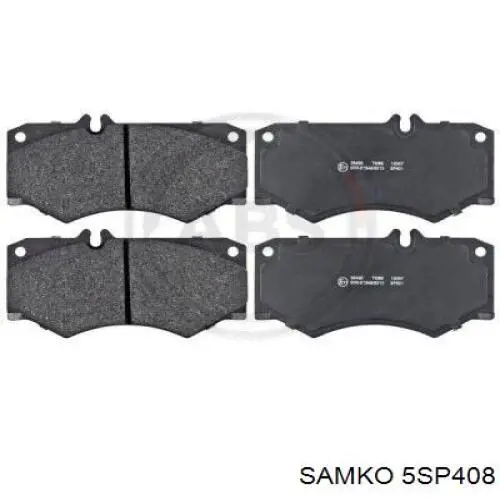 Купить 5SP408 Samko Колодки тормозные