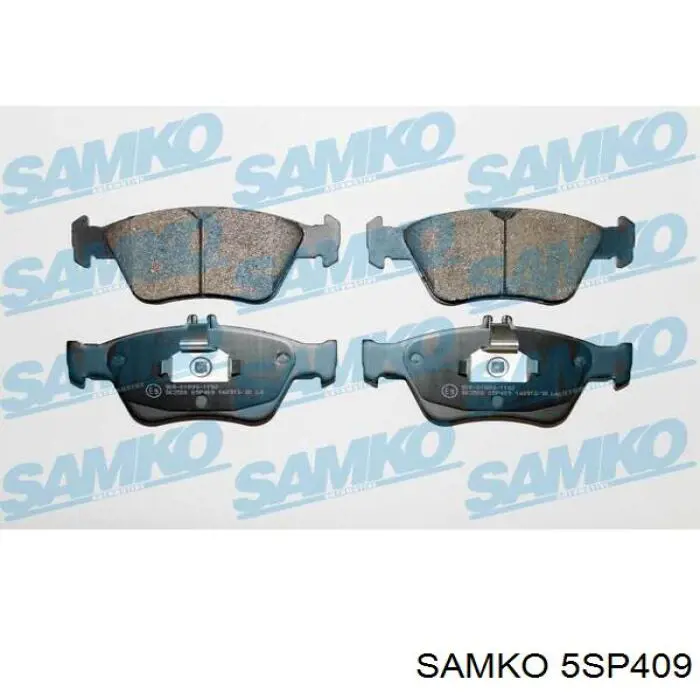 Передние тормозные колодки 5SP409 Samko