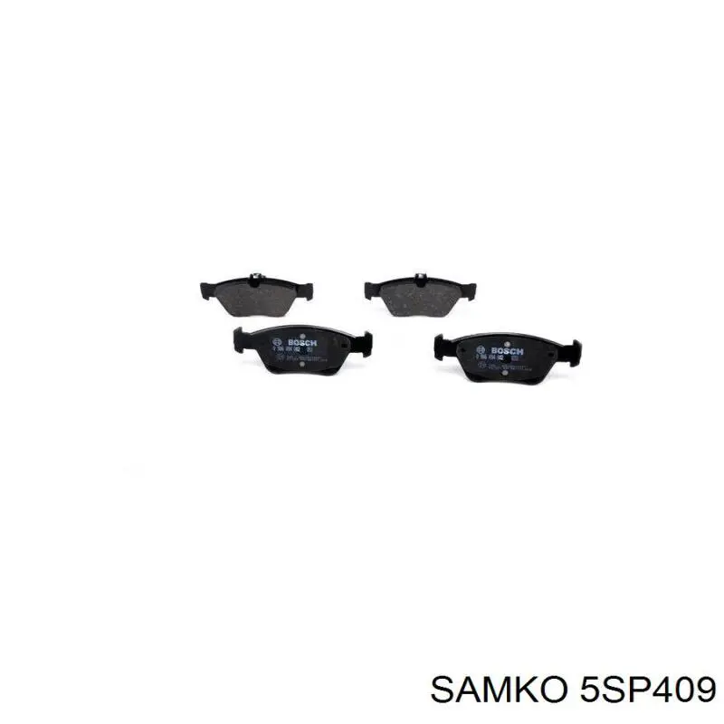 Купить 5SP409 Samko Колодки тормозные
