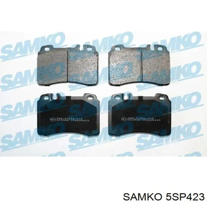 5SP423 Samko колодки тормозные передние дисковые