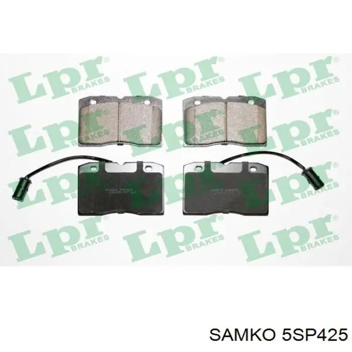 Передние тормозные колодки 5SP425 Samko