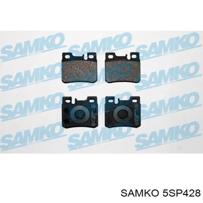 5SP428 Samko колодки тормозные задние дисковые