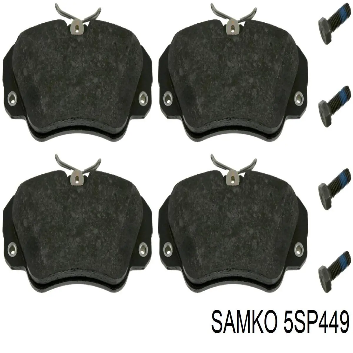 Передние тормозные колодки 5SP449 Samko