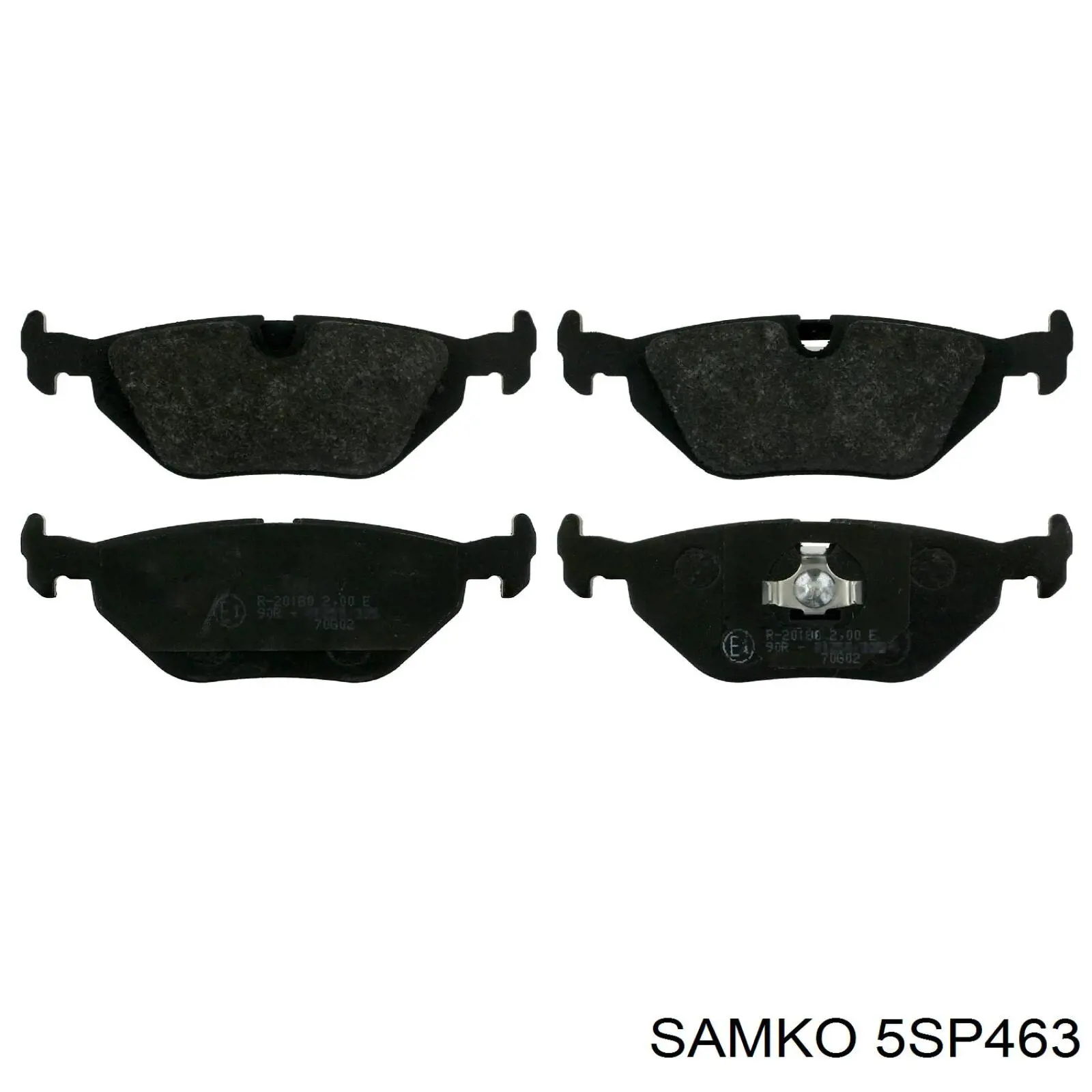 Колодки дисковые  Samko 5SP463 цена, от 12.85 USD