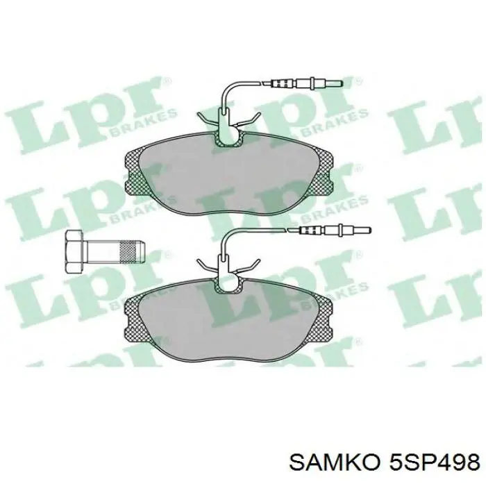 5SP498 Samko Колодки передние
