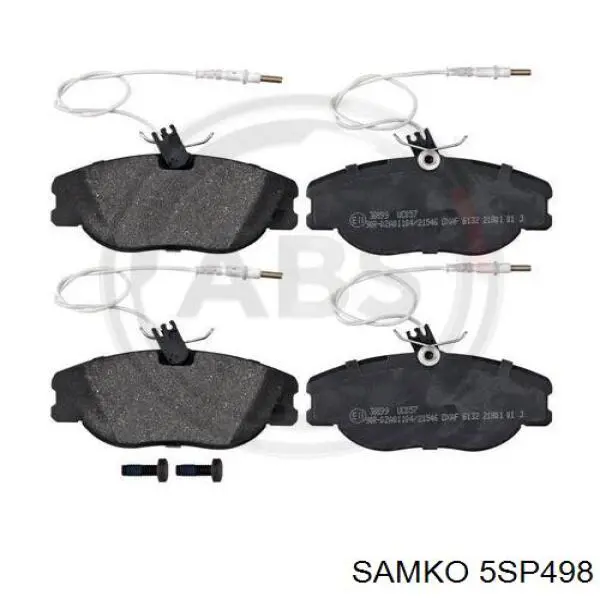 Купить 5SP498 Samko Колодки тормозные