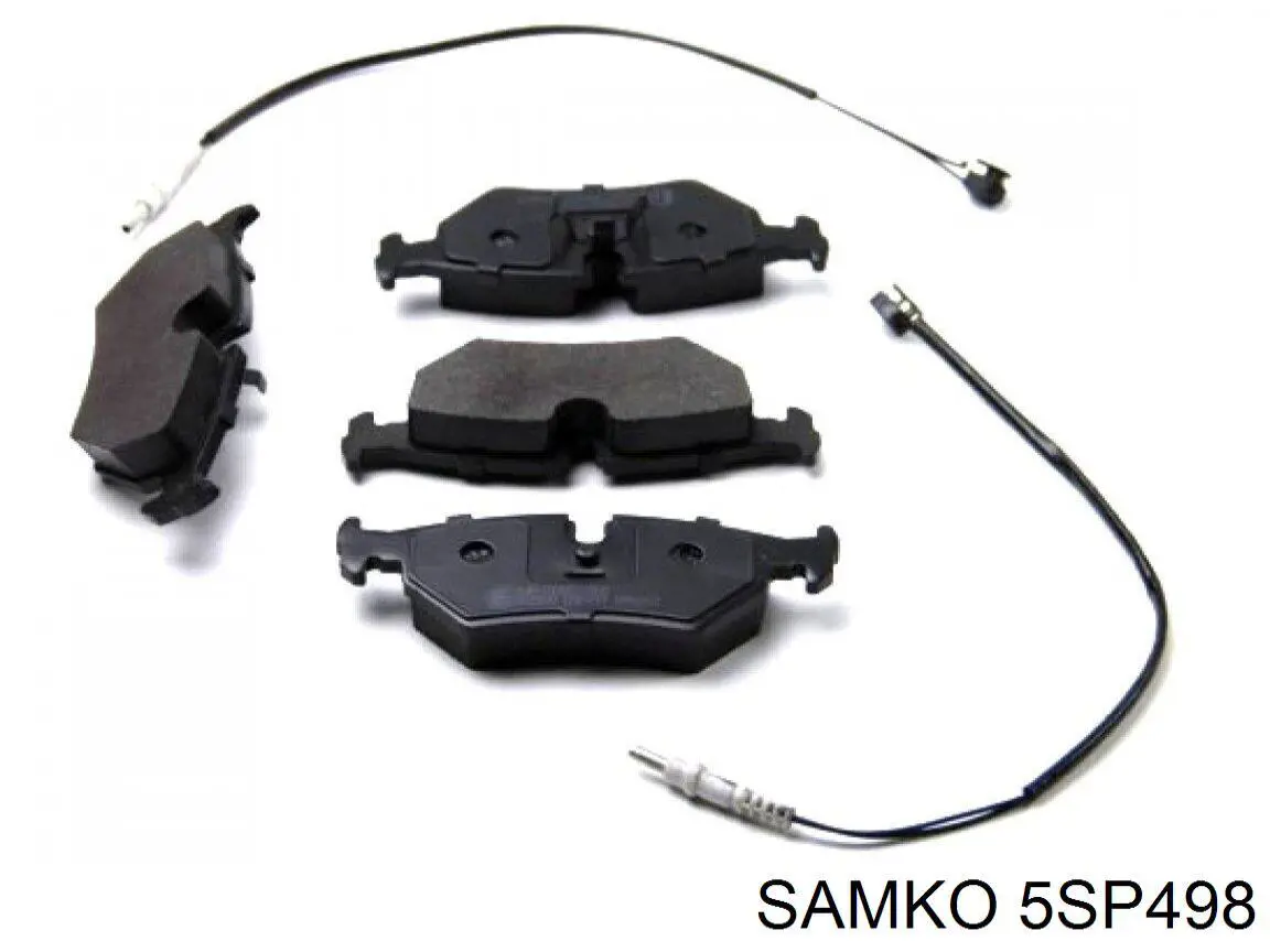Передние тормозные колодки 5SP498 Samko