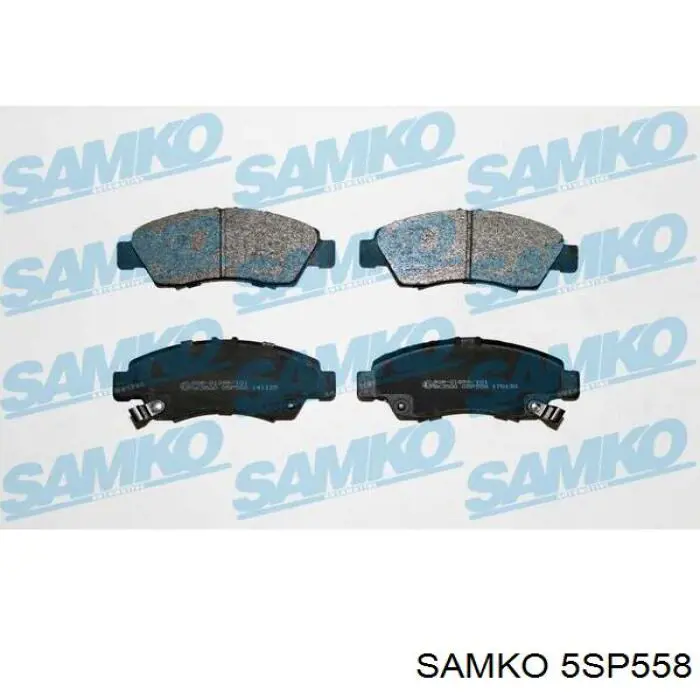 Передние тормозные колодки 5SP558 Samko