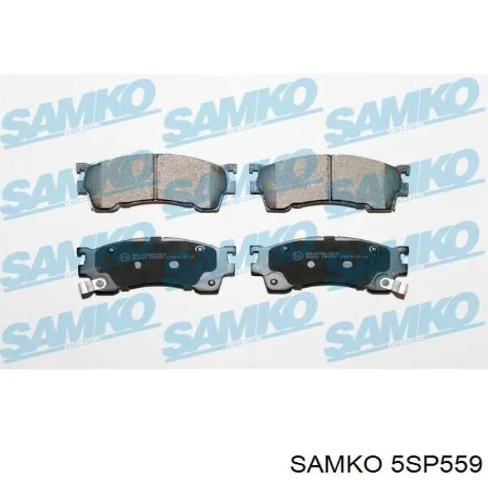 Передние тормозные колодки 5SP559 Samko