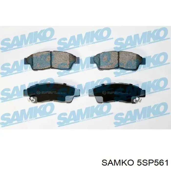 Передние тормозные колодки 5SP561 Samko