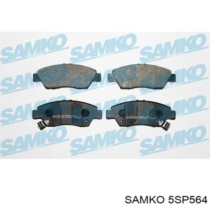 Передние тормозные колодки 5SP564 Samko