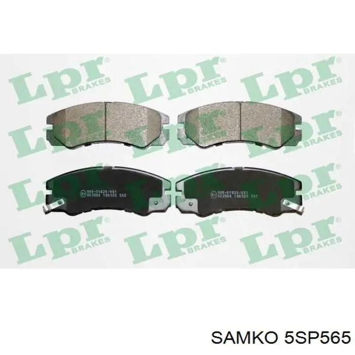 5SP565 Samko колодки тормозные передние дисковые