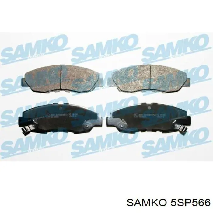 Передние тормозные колодки 5SP566 Samko