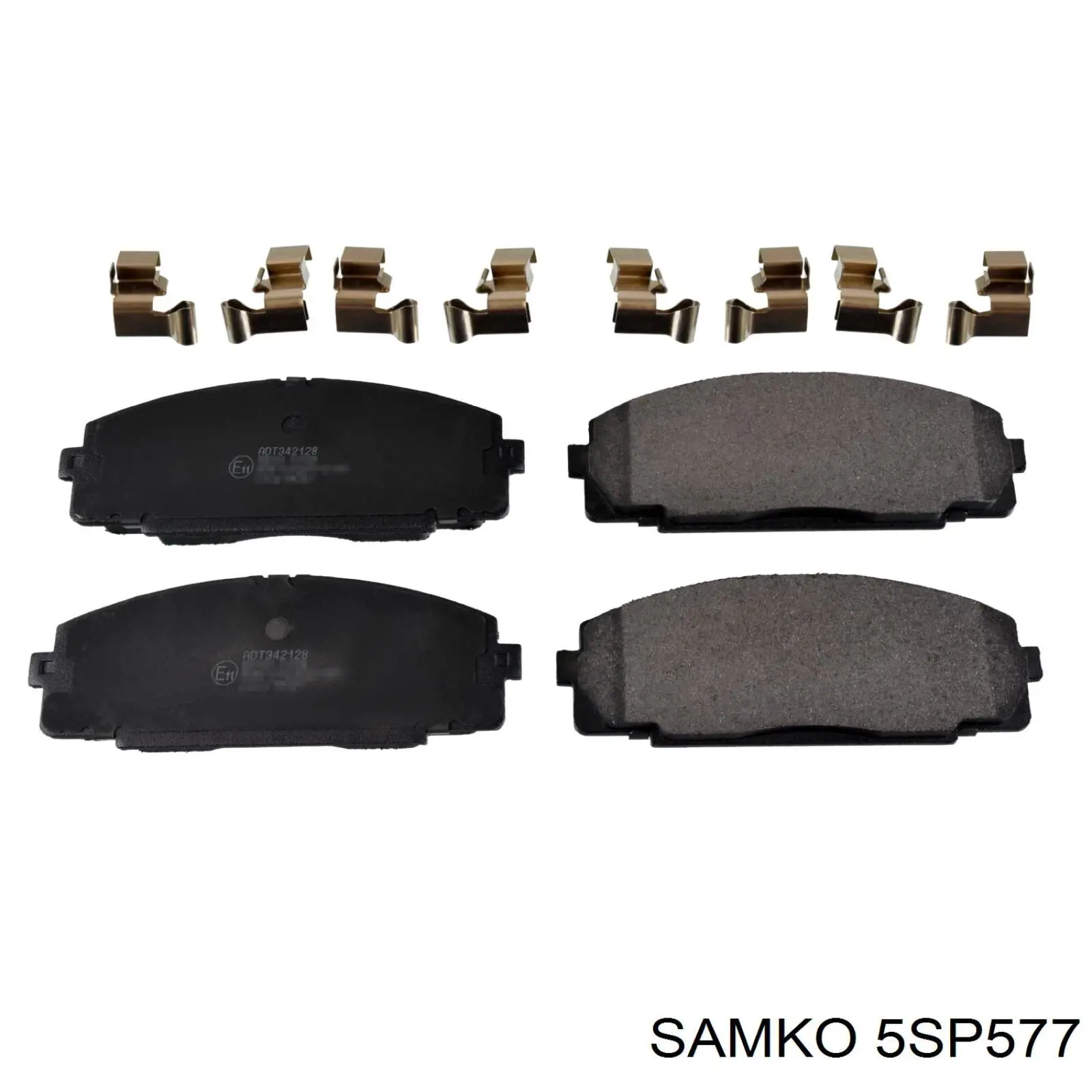 Передние тормозные колодки 5SP577 Samko