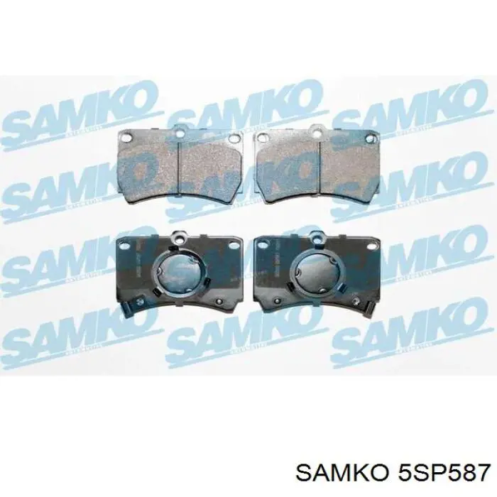 Передние тормозные колодки 5SP587 Samko