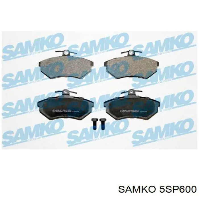 Передние тормозные колодки 5SP600 Samko