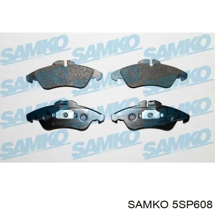 Передние тормозные колодки 5SP608 Samko