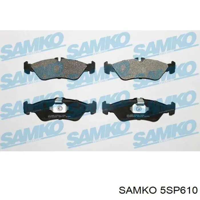 5SP610 Samko Колодки тормозные дисковые комплект