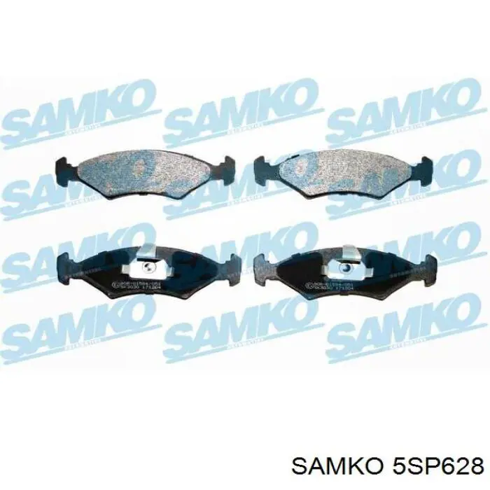 5SP628 Samko передние тормозные колодки