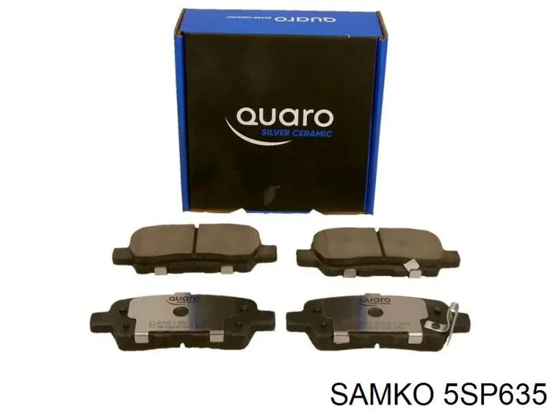 Передние тормозные колодки 5SP635 Samko