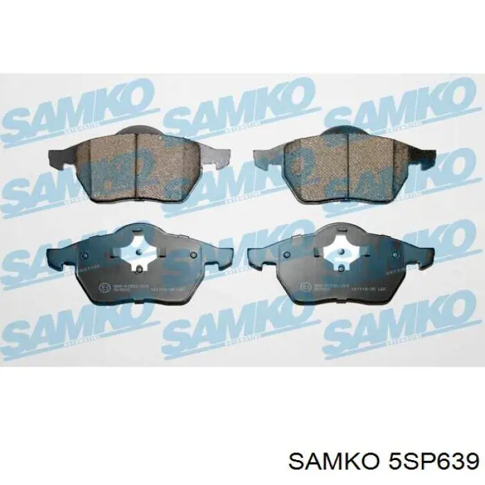 5SP639 Samko колодки тормозные передние дисковые