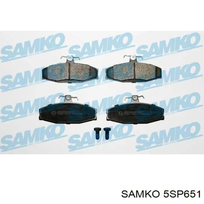 5SP651 Samko Колодки передние
