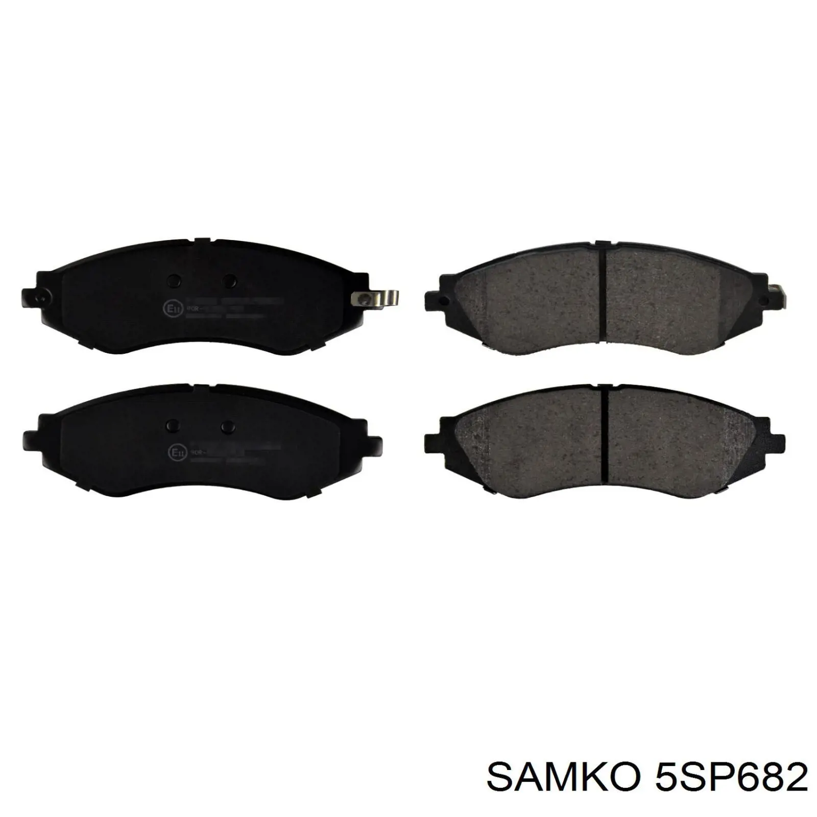 Колодки Samko 5SP682 цена, от 15.56 USD